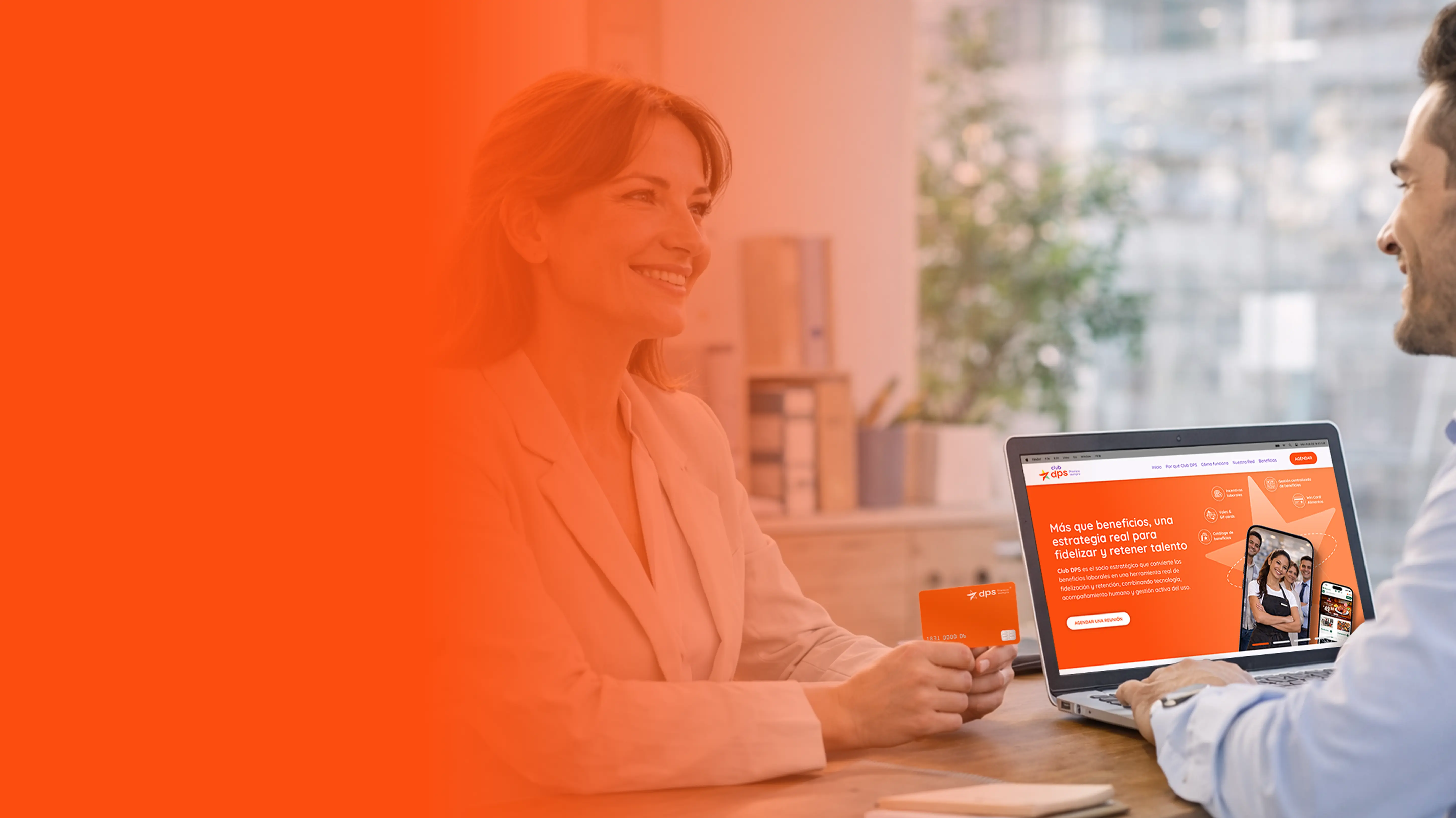 Gestión de beneficios empresariales desde la plataforma web Club DPS