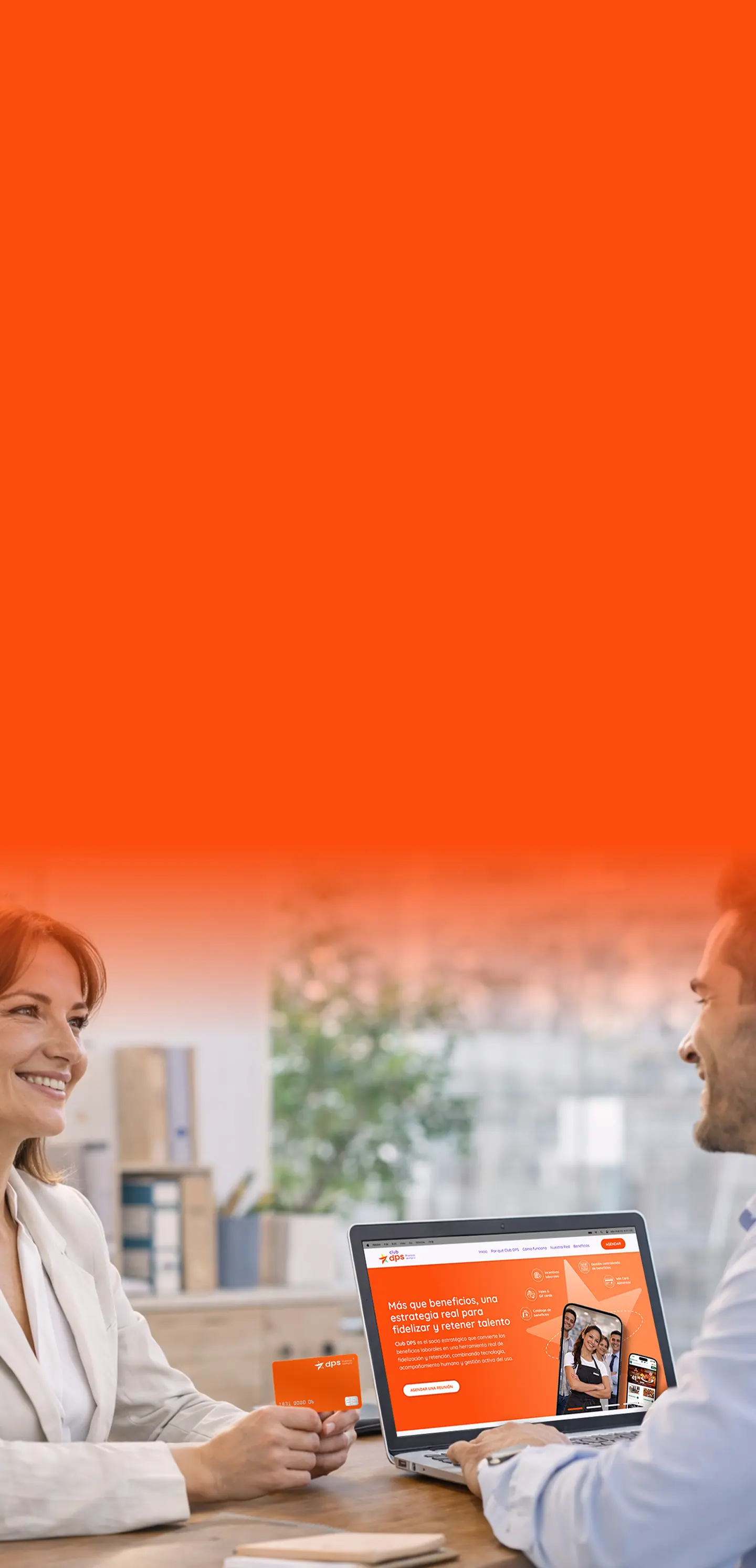 Gestión de beneficios empresariales desde la plataforma web Club DPS